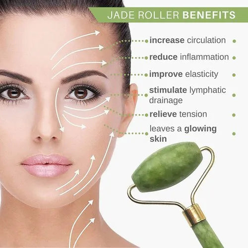 Midea Hub™ Jade Roller &amp; Face Massager – Glow, Lift &amp; Relax
