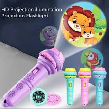 Midea Hub™ Projection Kids Flash Light – Fun Learning Toy with 3 Cards